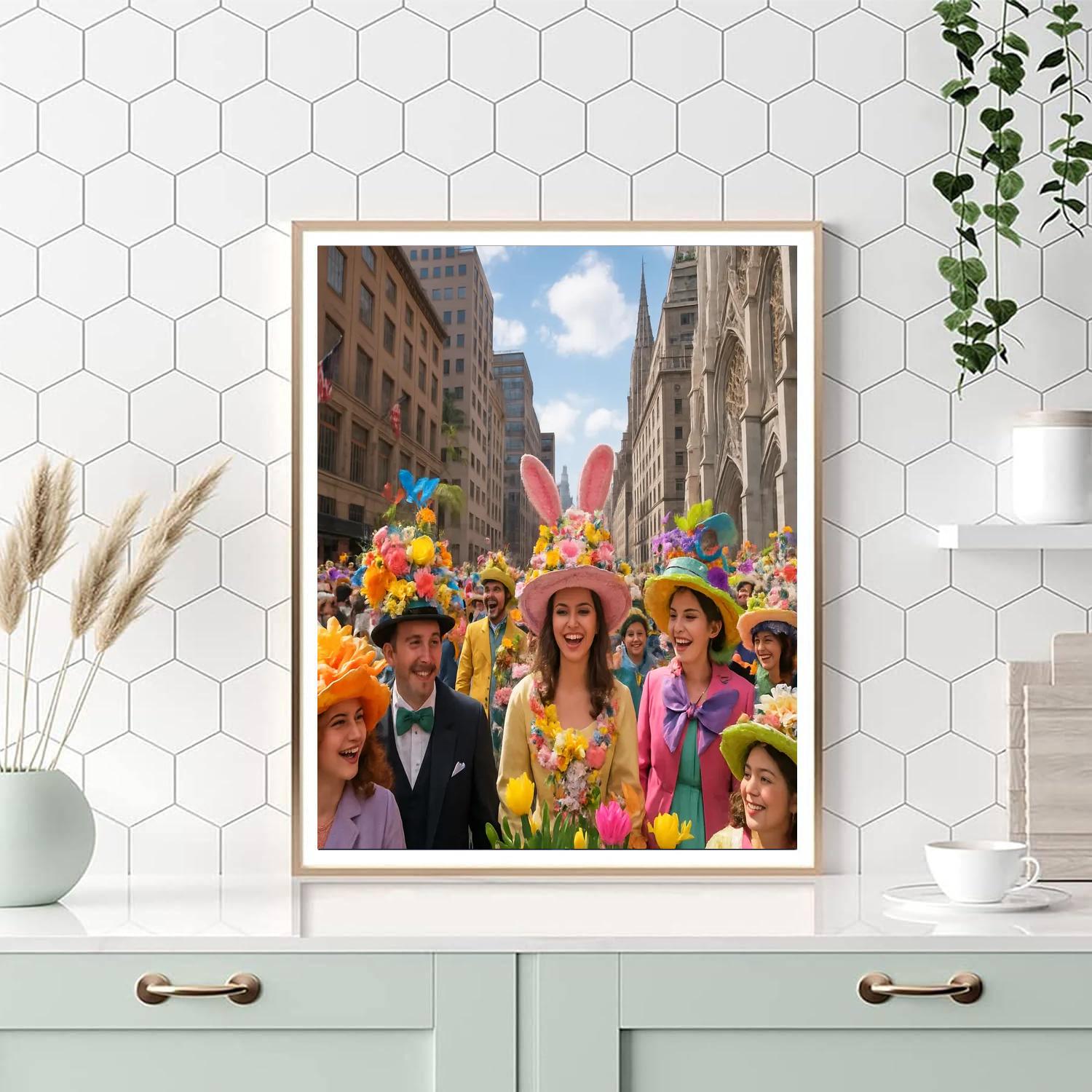 Easter Parade And Bonnet Festival - New York Paint By Number