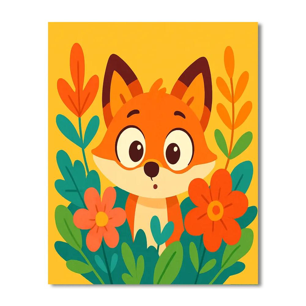 Inquisitive Fox Numbered Painting Kits