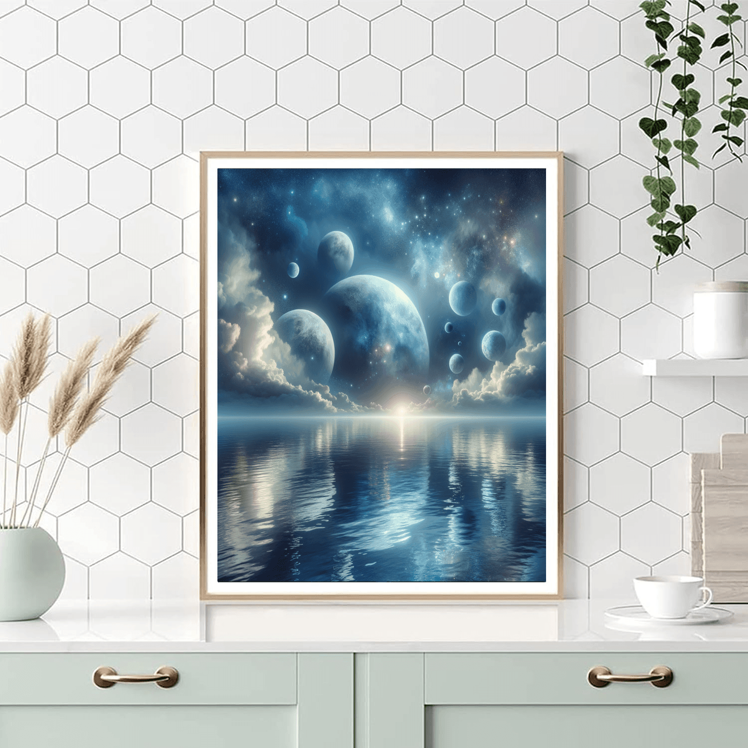 Lunar Tides Fantasy Numbered Painting Kits
