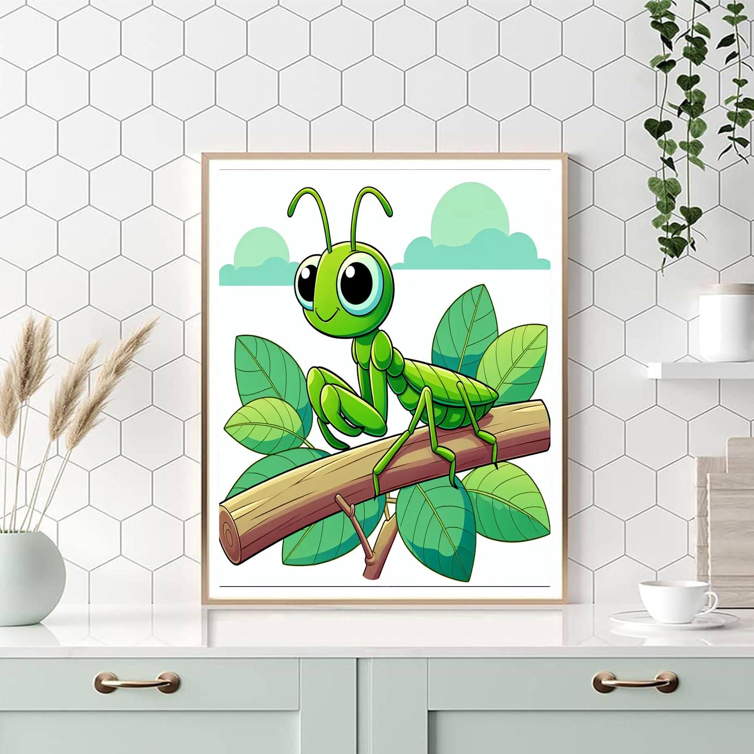 Majestic Mantis Paint By Numbers Art