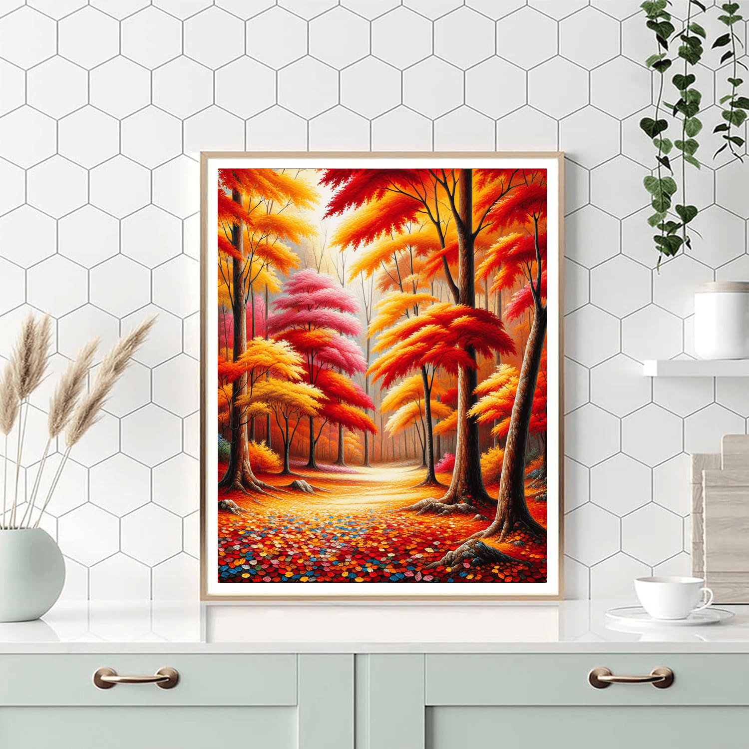 Autumn's Warm Embrace Paint By Numbers