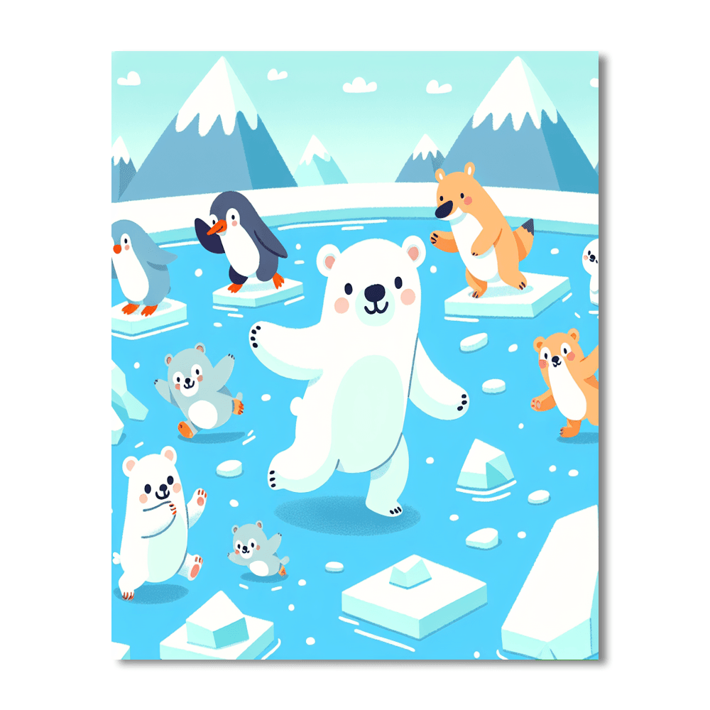 Polar Playtime Pals Paint By Numbers Kits