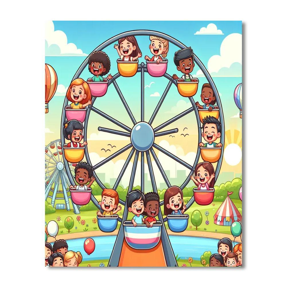 Adventure Park Numbered Painting Kits