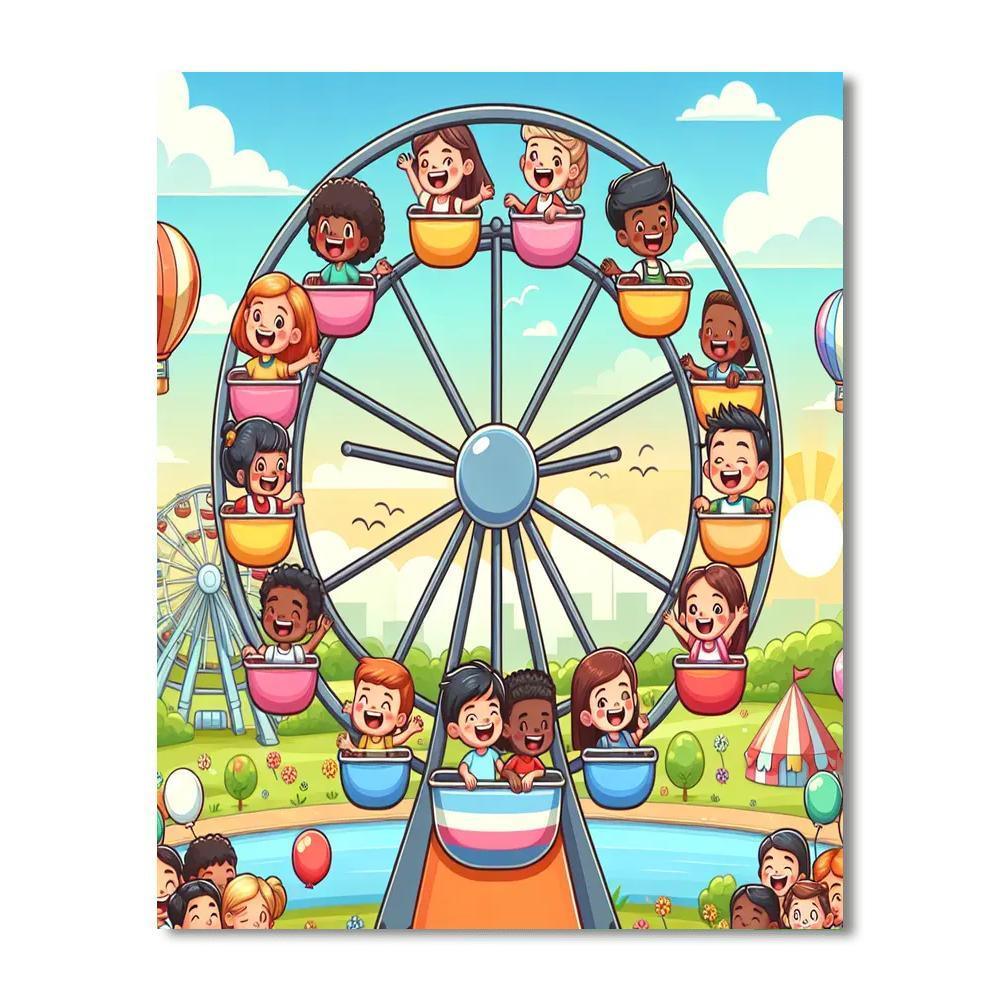 Adventure Park Numbered Painting Kits