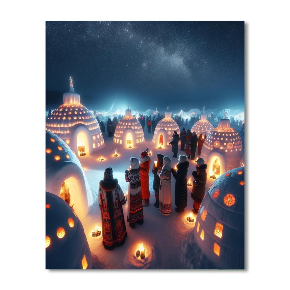 Kamakura Snow Festival - Japan Paint By Numbers