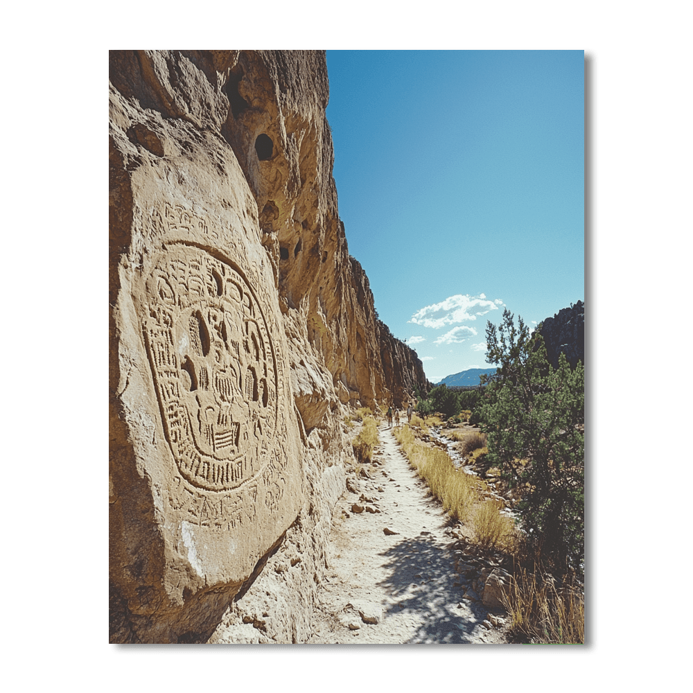 Bandelier National Monument - New Mexico Paint By Numbers Kits