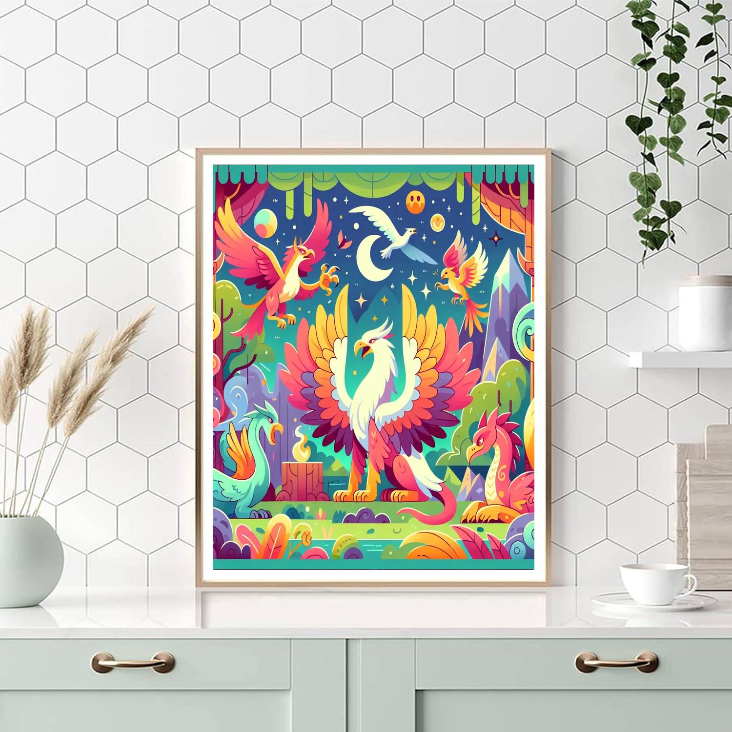 Mythical Creature Odyssey Painting By Numbers Kit