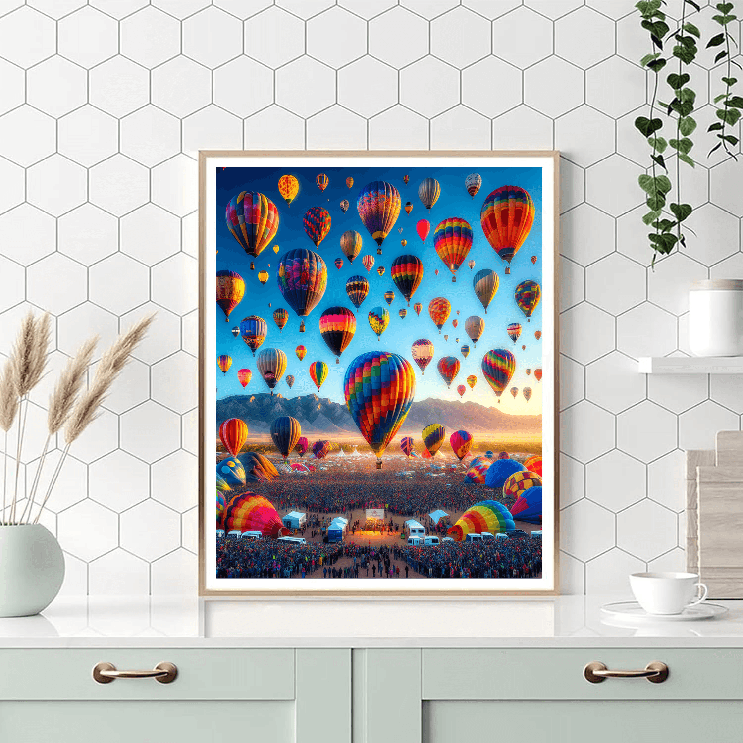 The International Balloon Fiesta - Usa Paint By Numbers