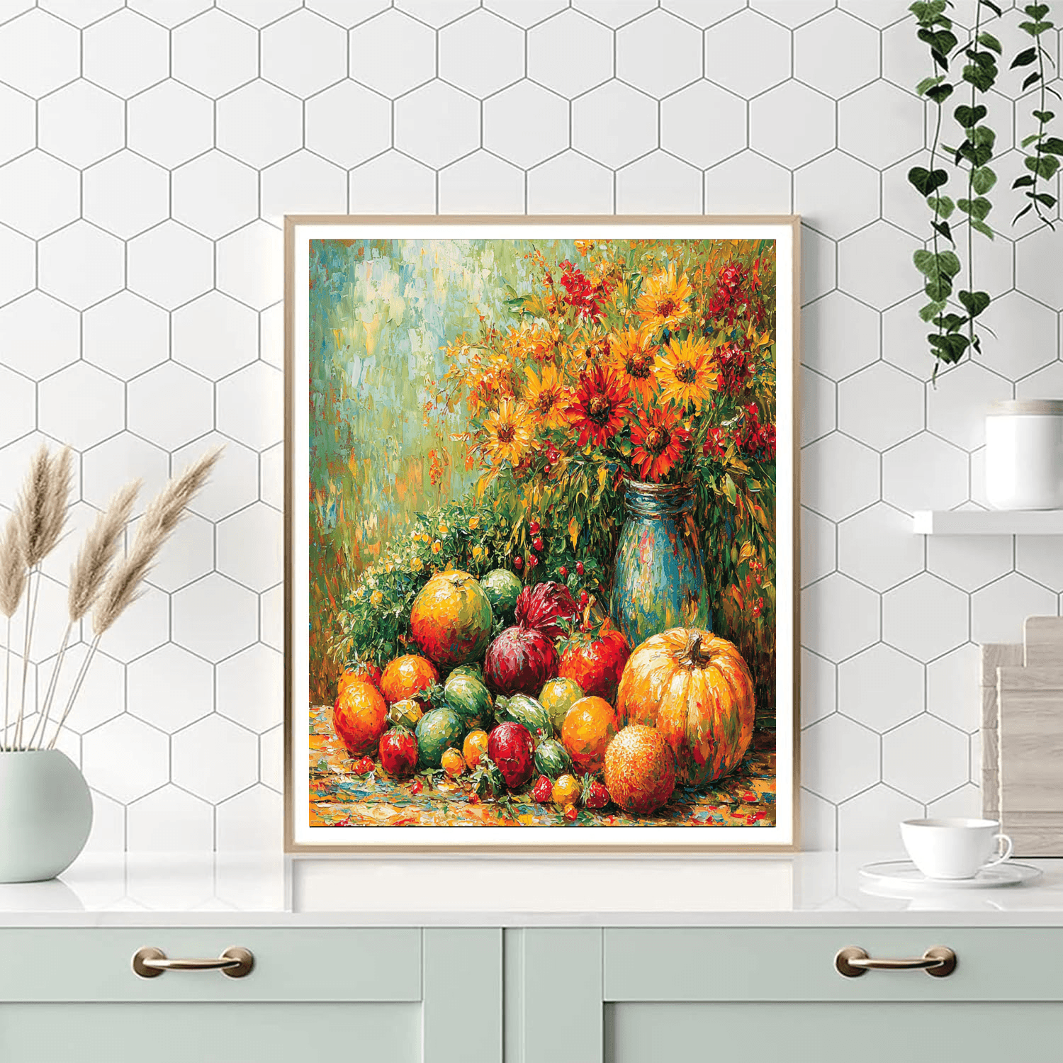 Van Gogh Inspired Harvest Harmony  Paint By Numbers Art