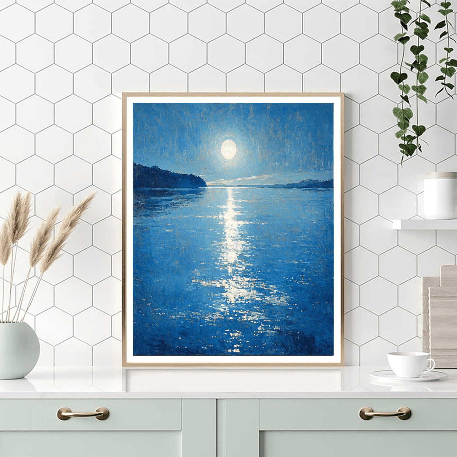 John William Waterhouse Inspired Mystical Moonlight  Paint By Numbers Kits