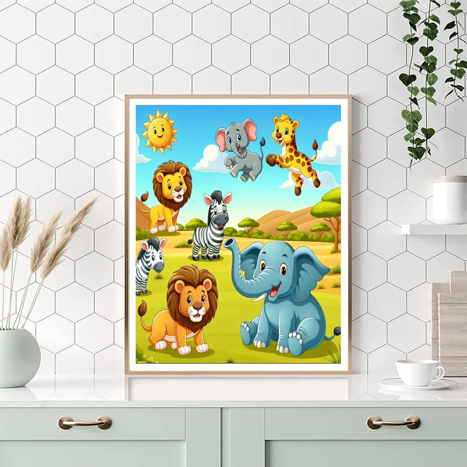 Safari Exploration Expedition Paint By Color