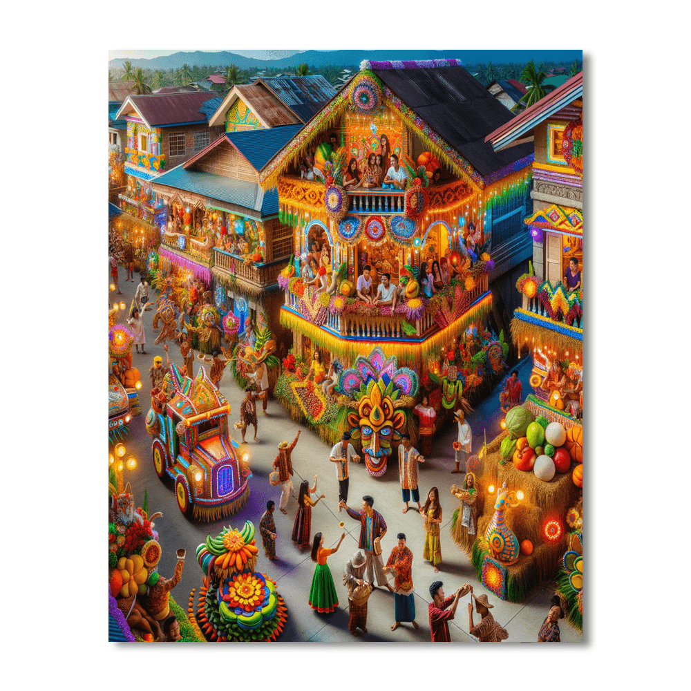 Pahiyas Festival - Lucban, Philippines Paint By Numbers Kits