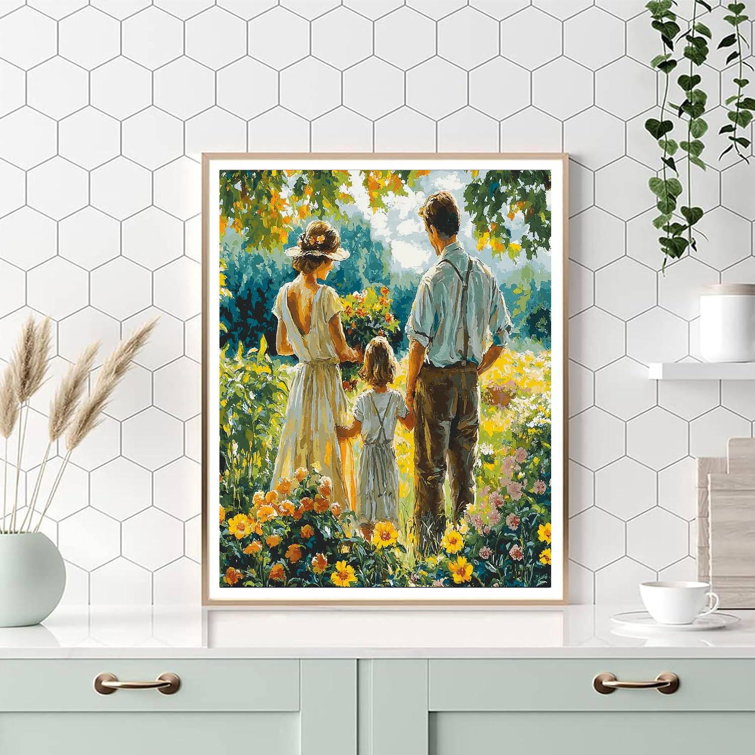 An Afternoon In The Garden Numbered Painting Kits