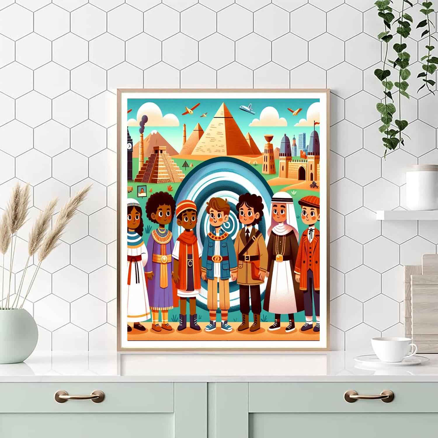 Adventure Through The Ages Number Painting