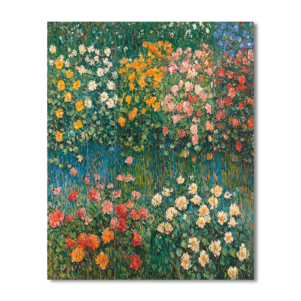 Claude Monet Inspired Serenade Of Seasons  Paint By Numbers Art