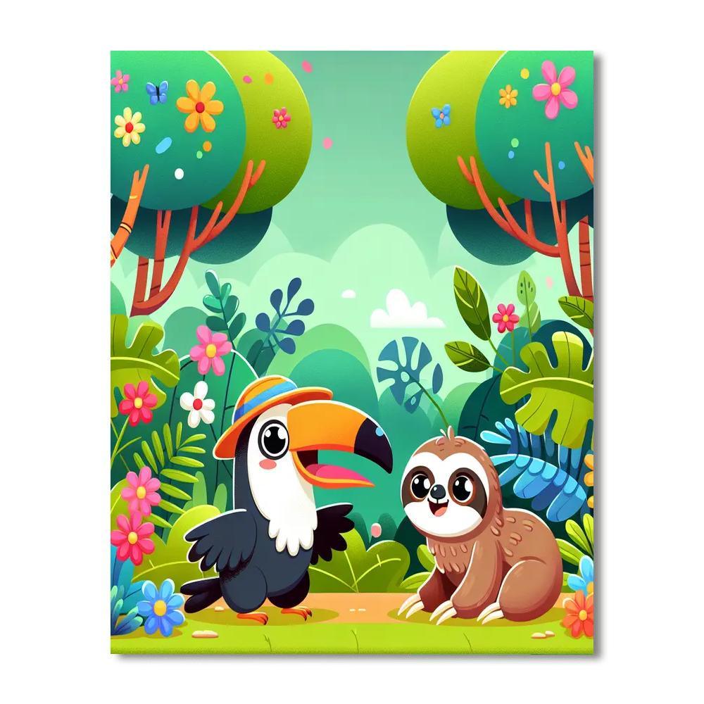 Wonders Of The Rainforest Paint By Numbers Kits