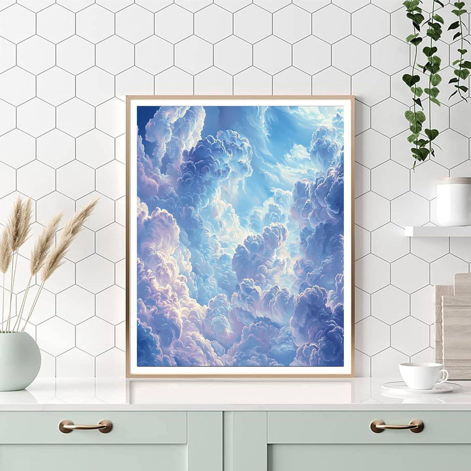 Michelangelo Inspired Celestial Whisper  Painting Number Kit