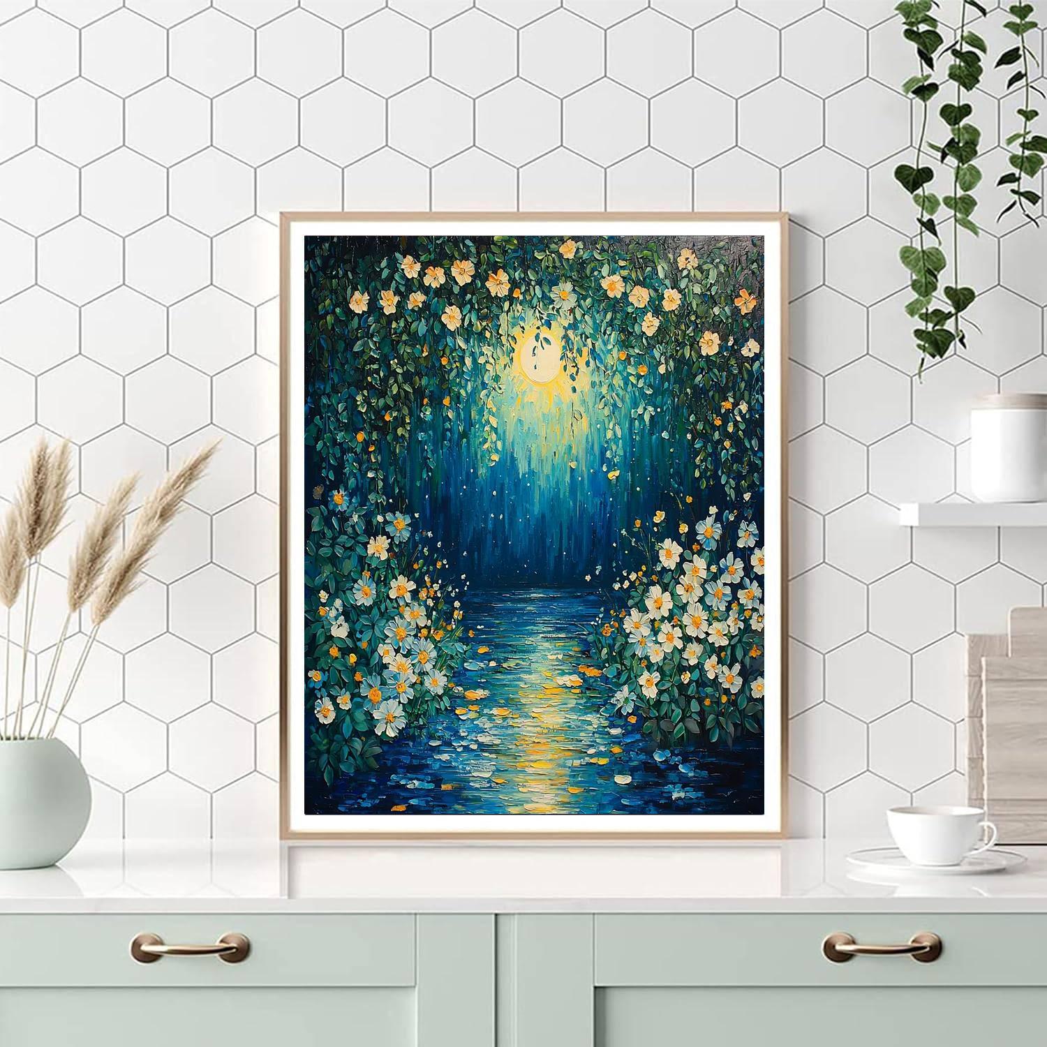 Vincent Van Gogh Inspired Night Garden Serenade  Paint By Numbers