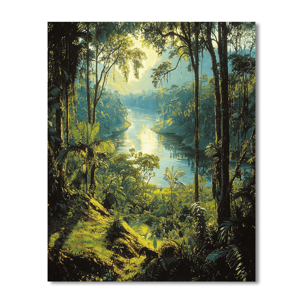 The Amazon Rainforest - Brazil DIY Paint By Numbers