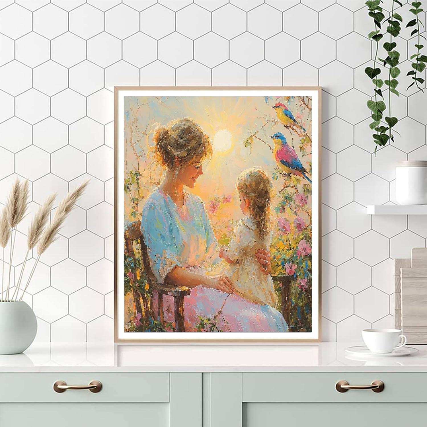 Morning Serenade With Mom Painting By Numbers Kit