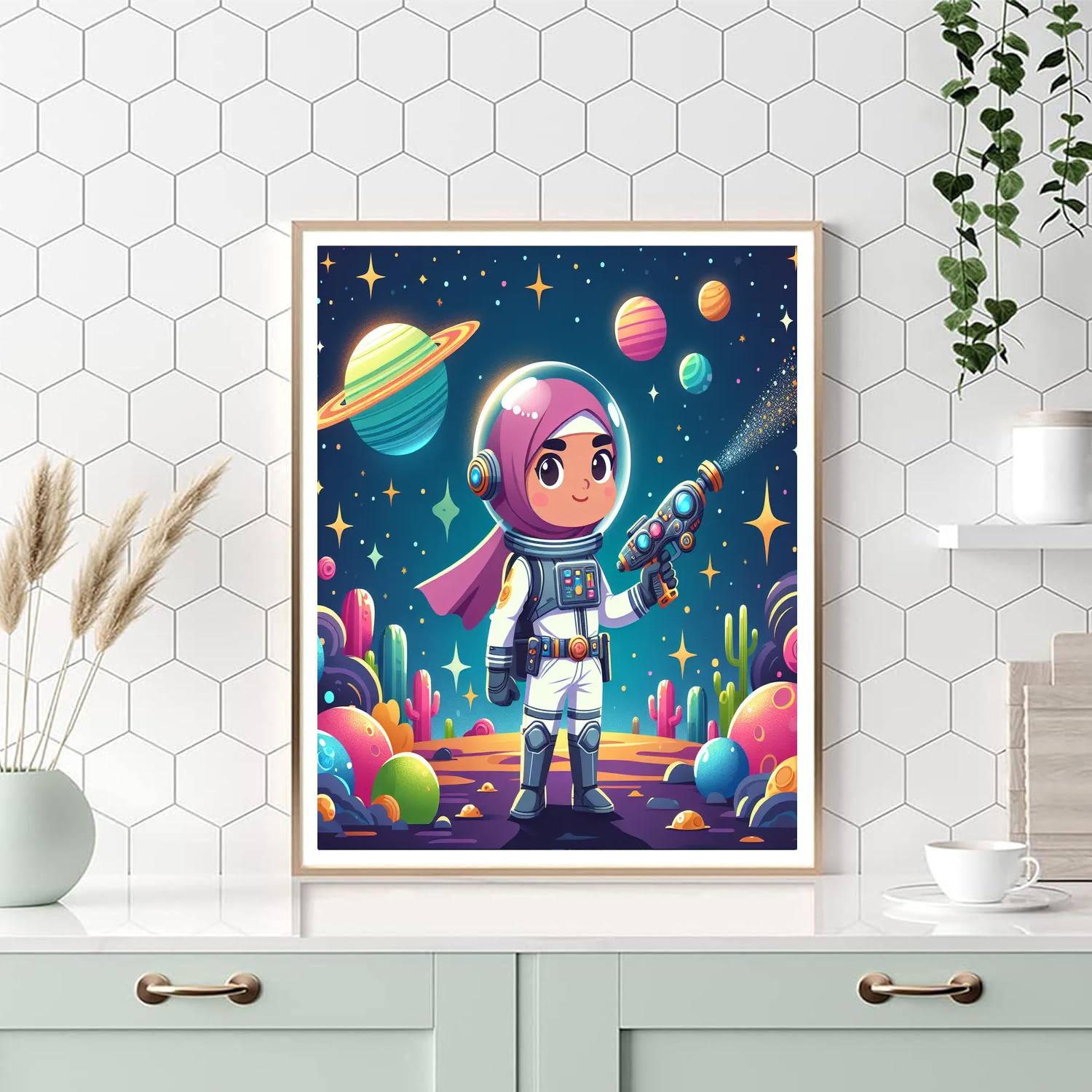 Intergalactic Space Rangers DIY Paint By Numbers