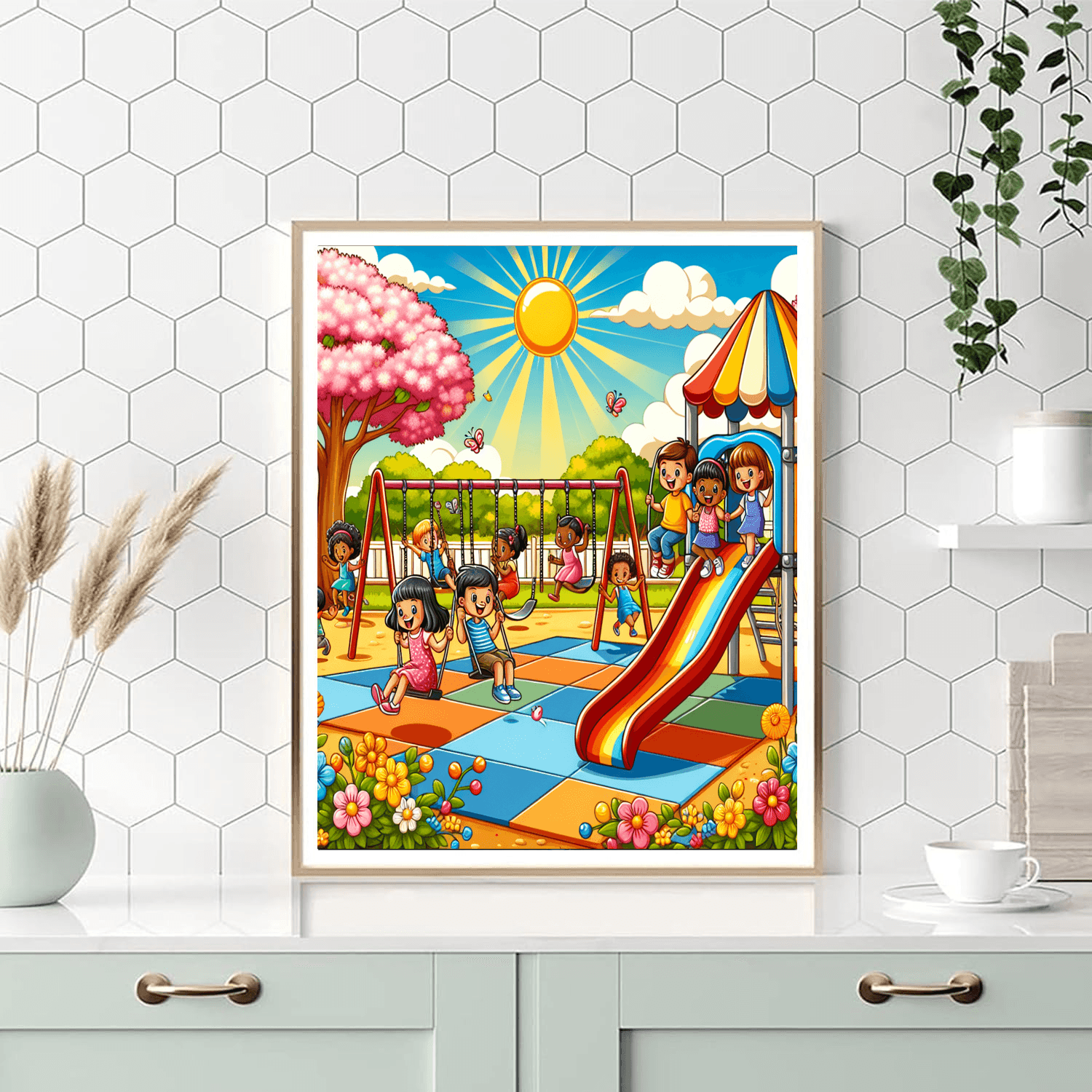 Playful Playground Adventure Numbered Painting Kits