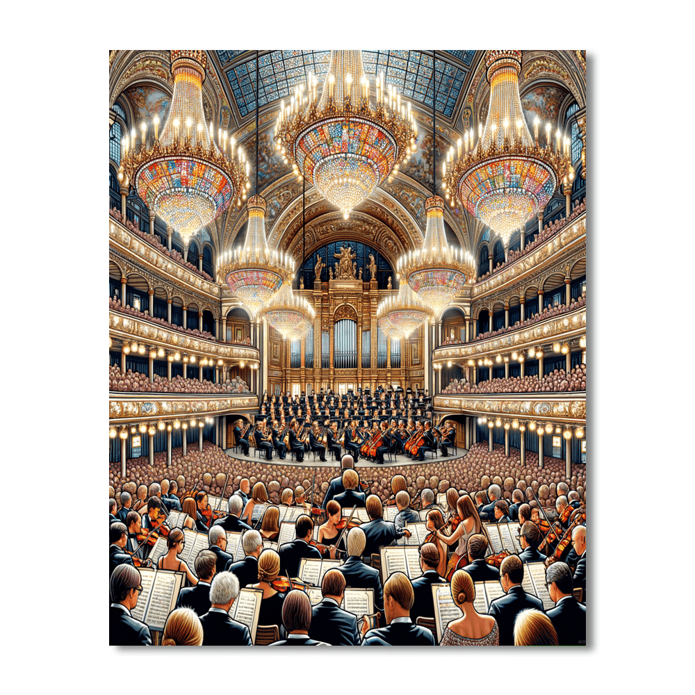 Prague Spring International Music Festival Painting By Numbers Kit