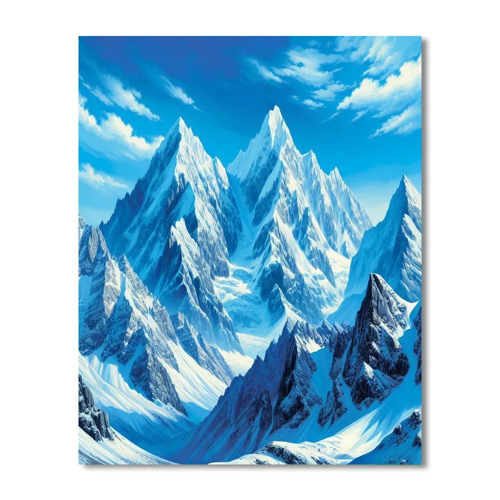 Astonishing Alpine Views Paint By Numbers Art