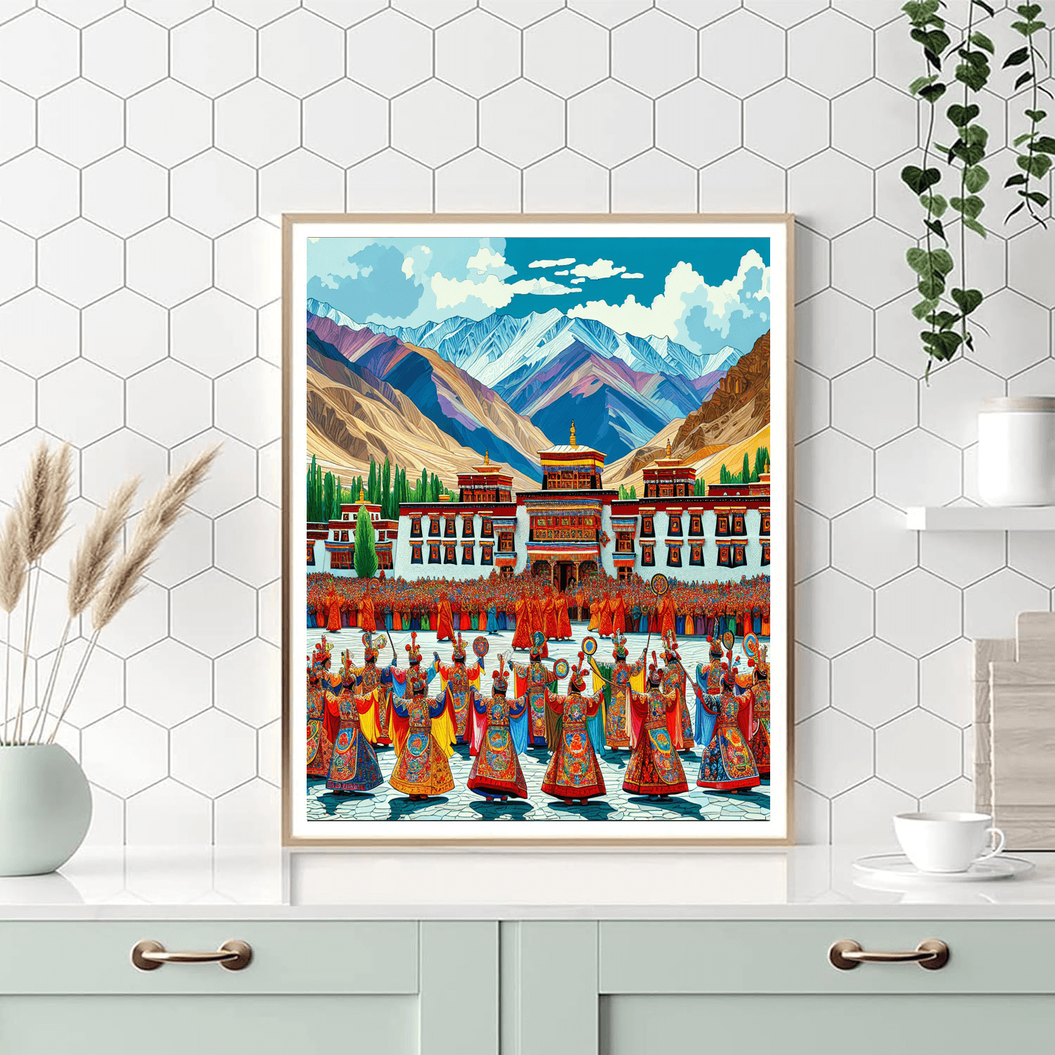 Hemis Festival - Ladakh, India Numbered Painting Kits