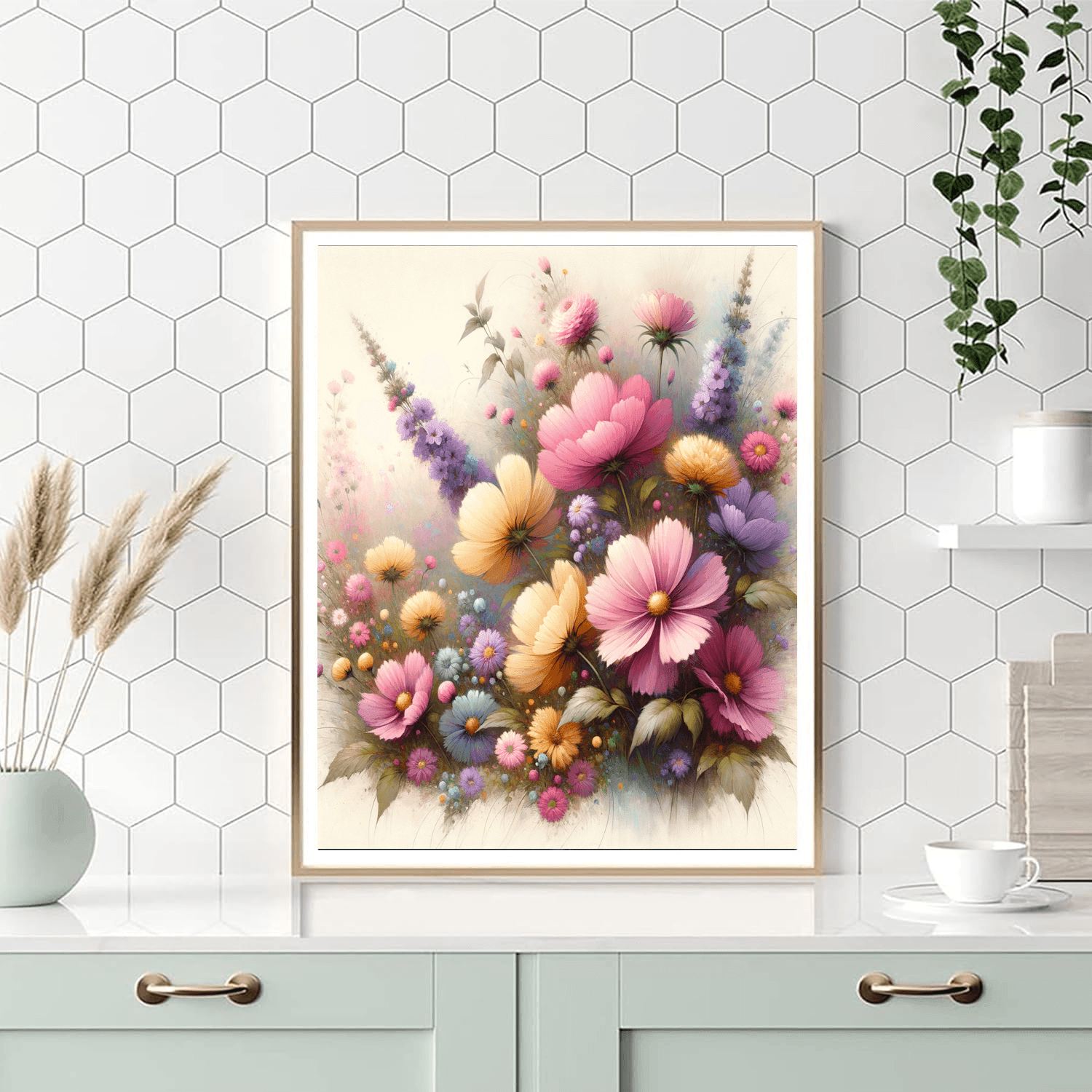 Floral Serenade Paint By Numbers