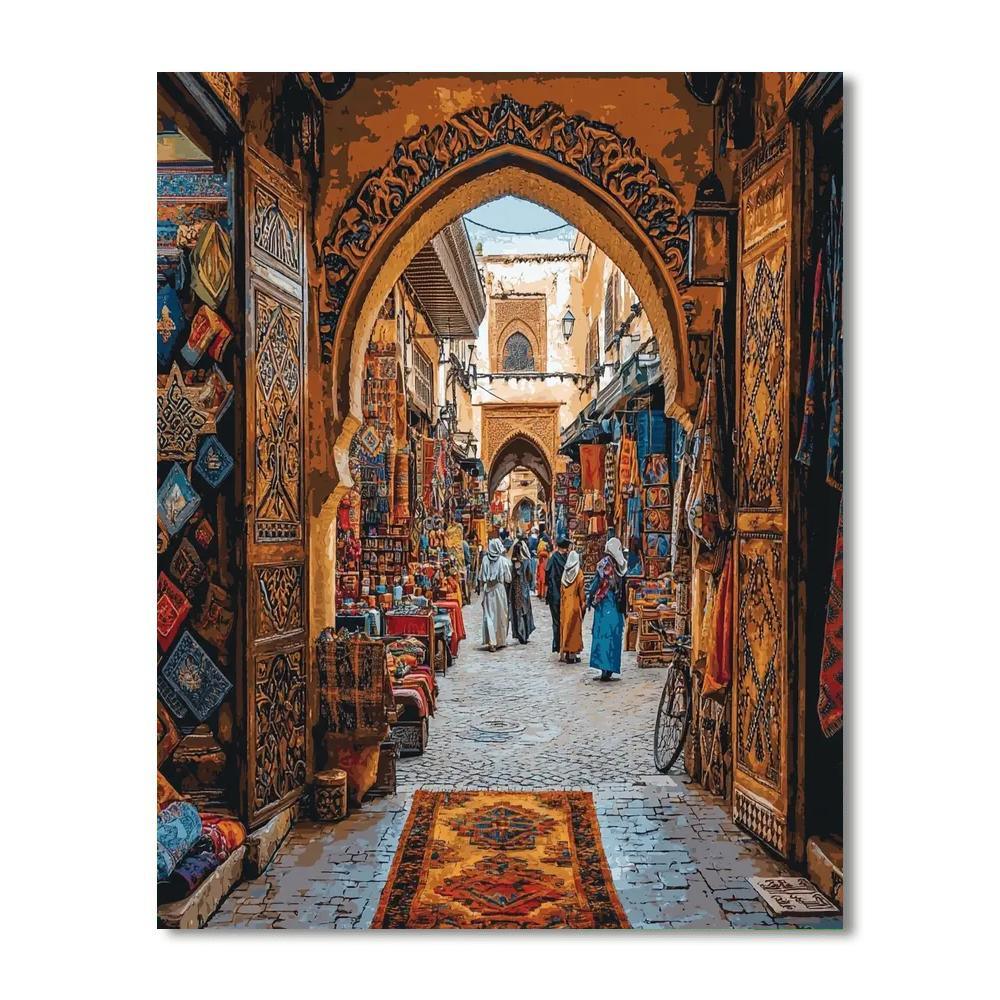 Fes Medina - Fes Paint By Numbers
