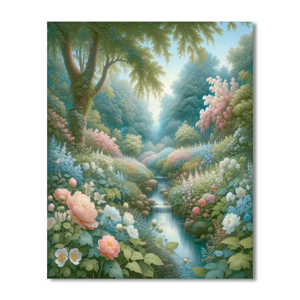 Serene Garden Whispers Paint By Color