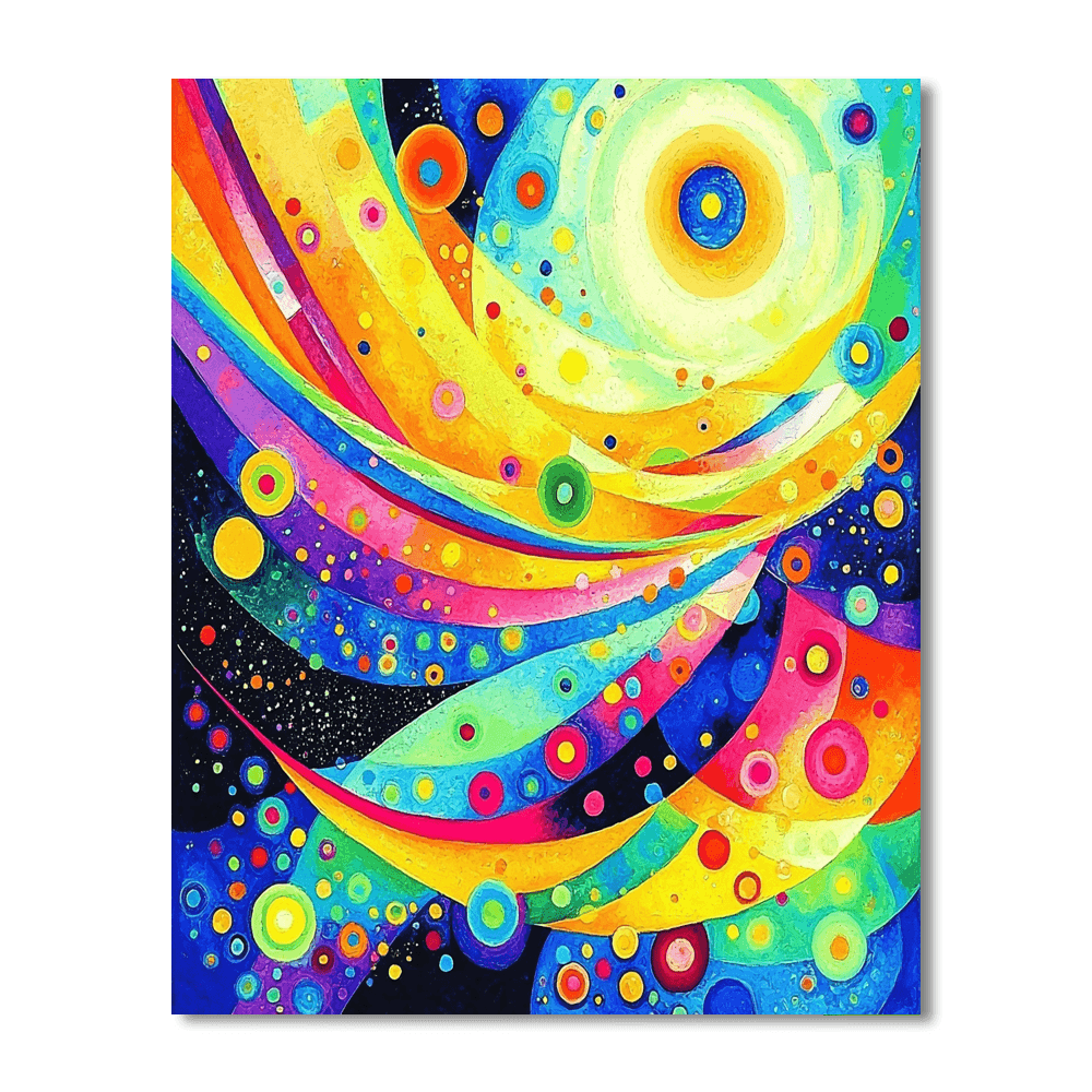 Wassily Kandinsky Inspired Infinite Horizons  Paint By Numbers Kits