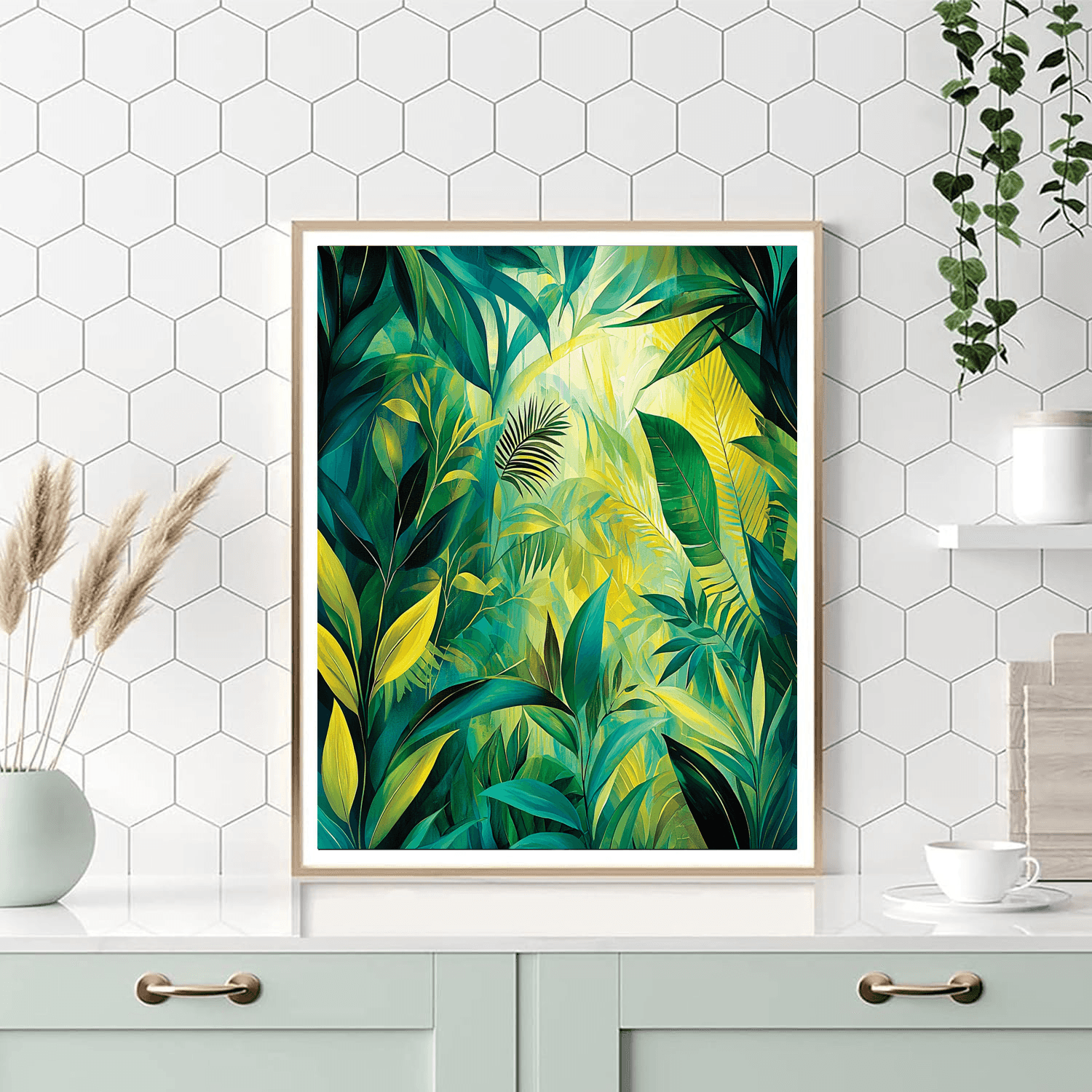 Salvador Dali Inspired Surreal Jungle Dream  Painting Number Kit