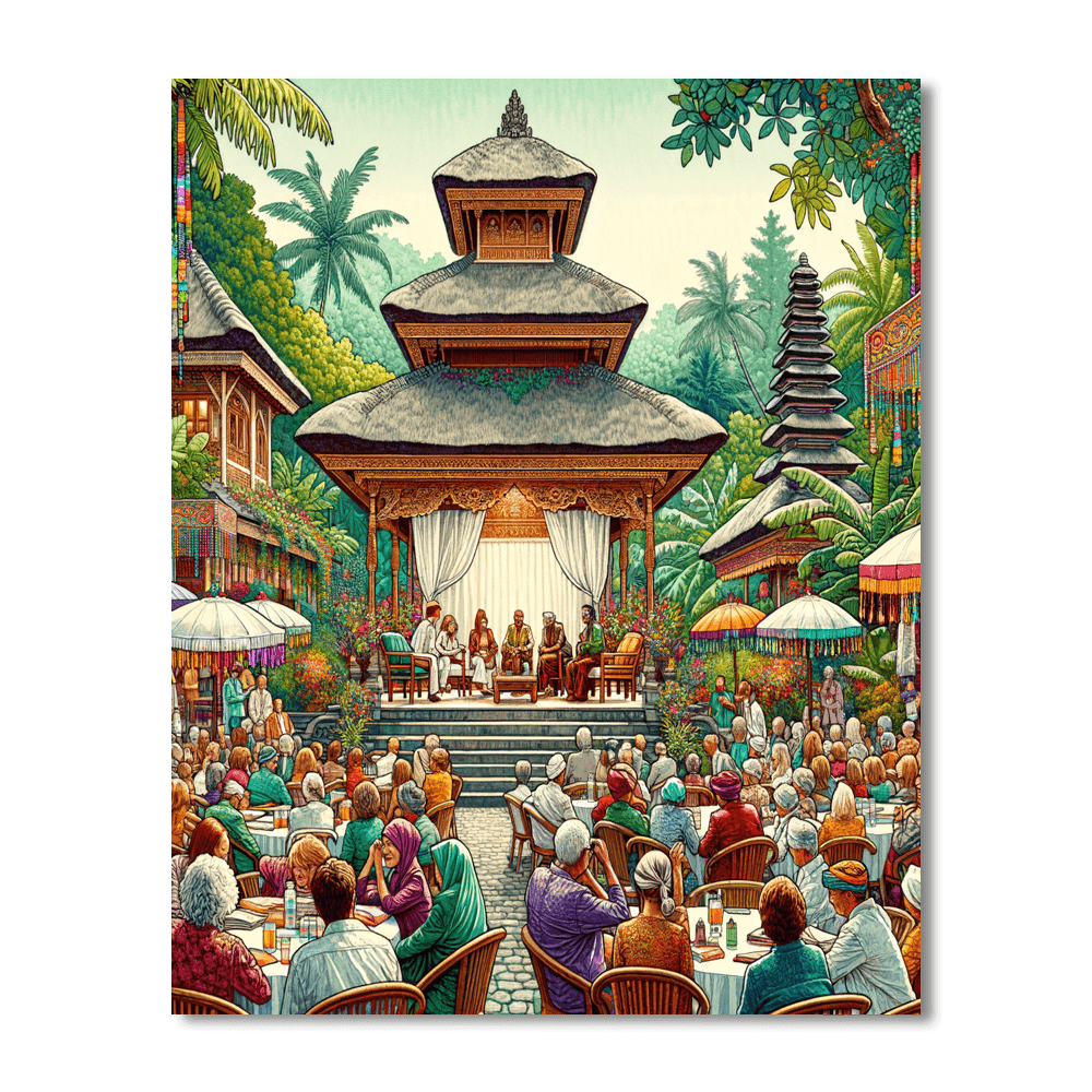 Ubud Writers & Readers Festival Painting By Numbers Kit