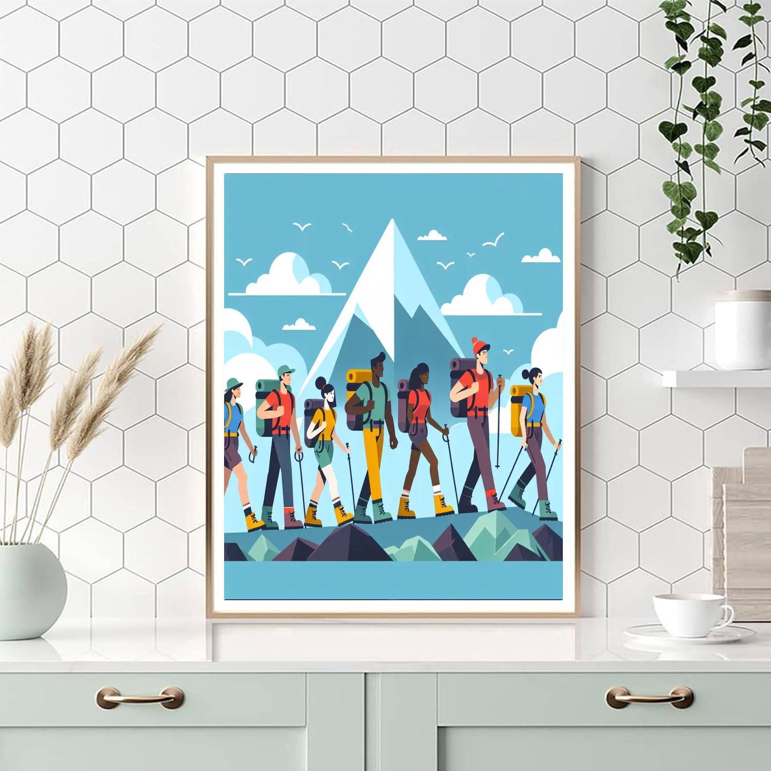 Mountain Quest DIY Paint By Numbers