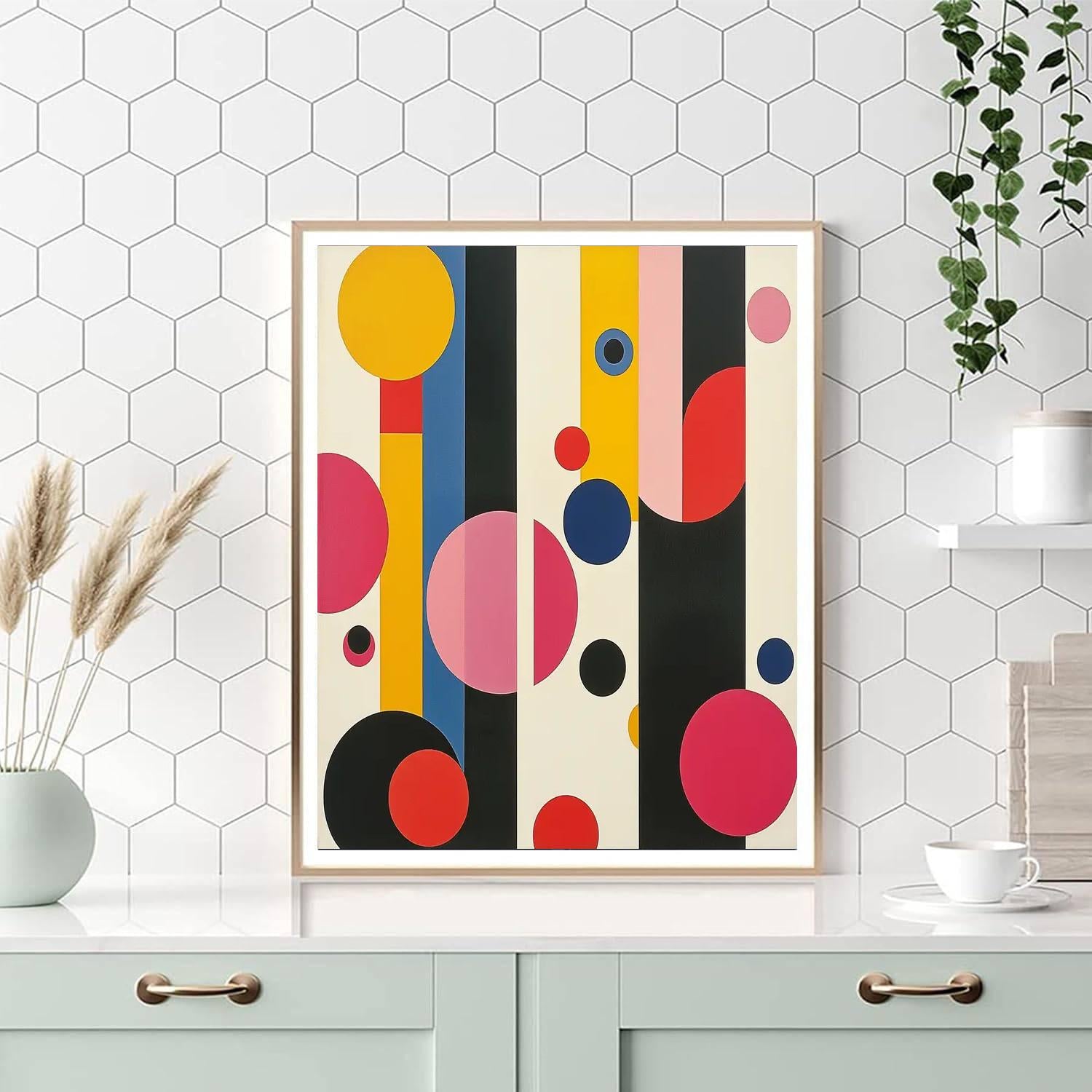 Kazimir Malevich Inspired Colorful Symmetry  Paint By Color