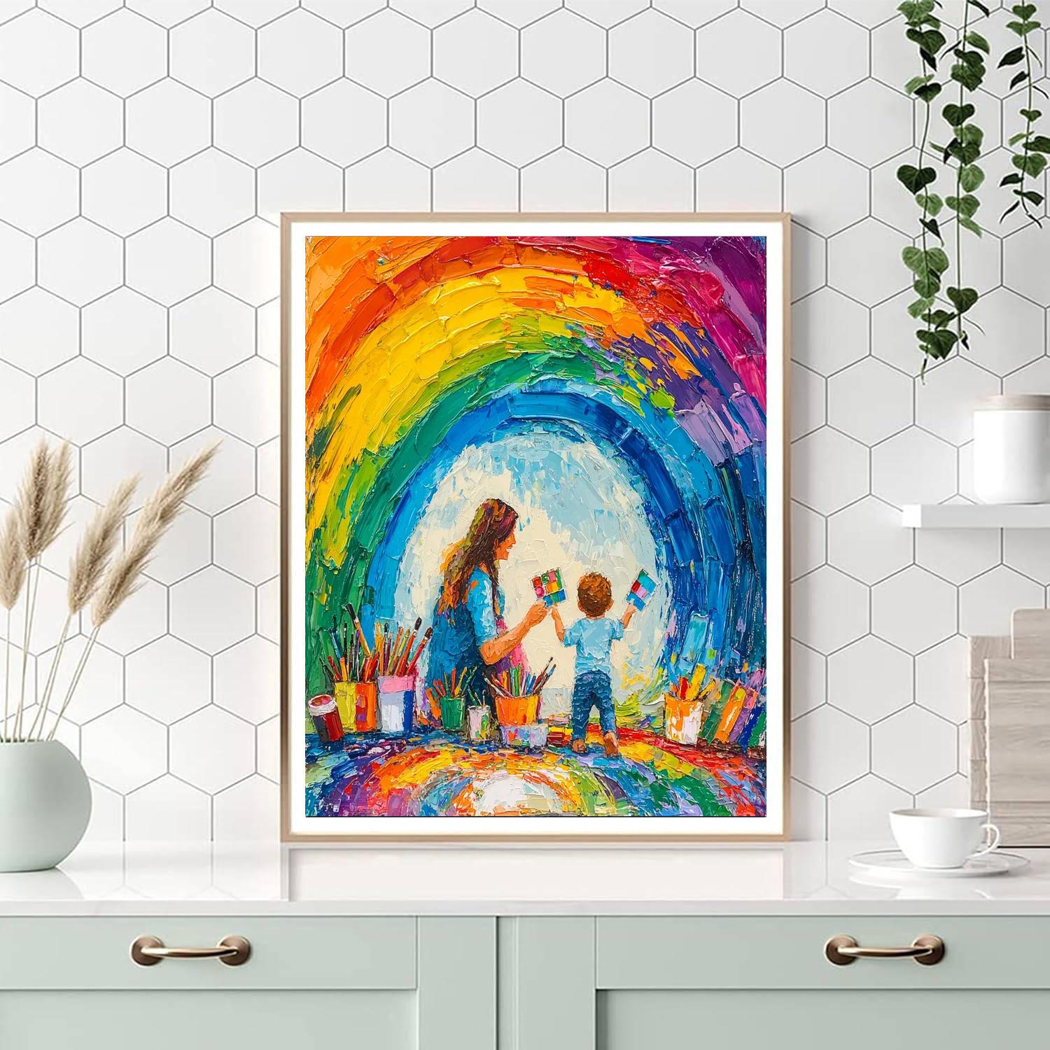Rainbow Of Joy Paint By Number