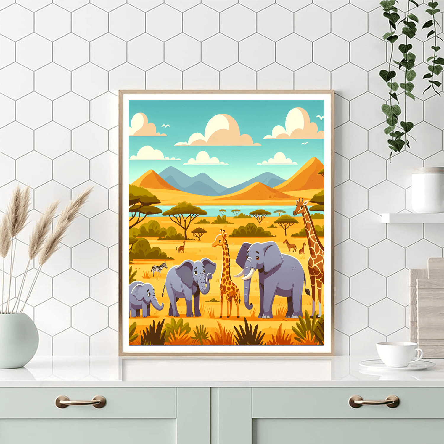 Gentle Giant Safari Paint By Numbers Kits