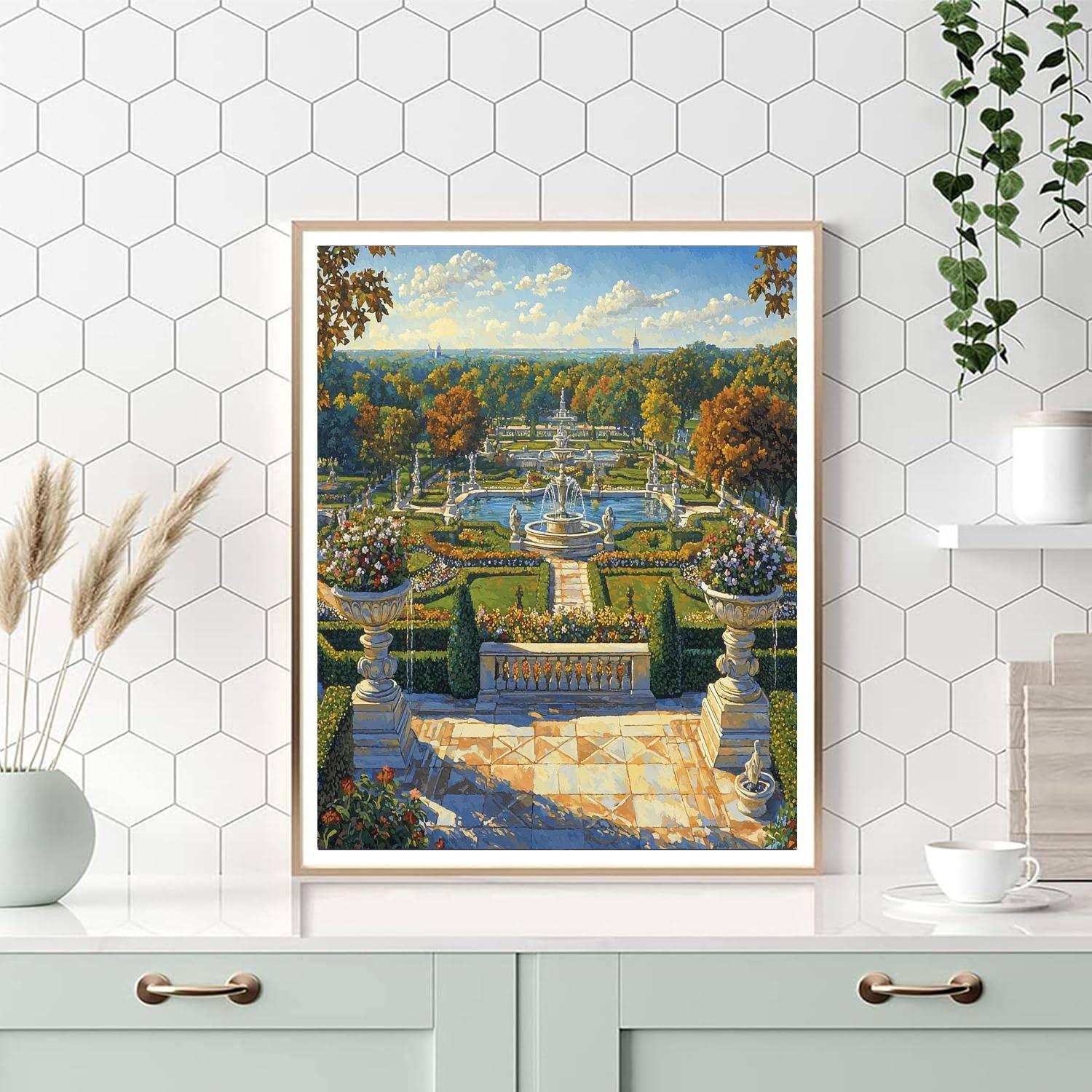 Palace Of Versailles Gardens - France Paint By Number