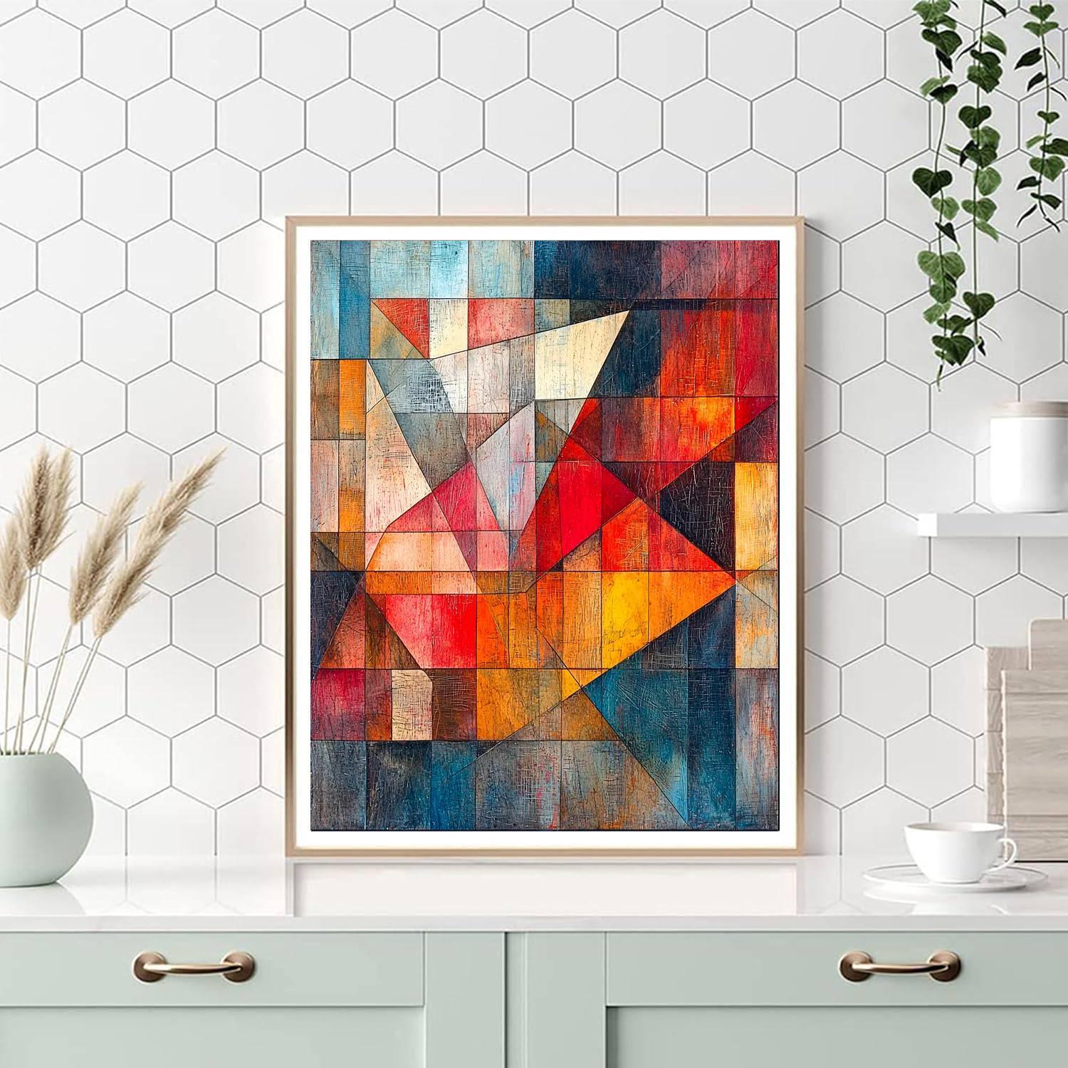 Paul Klee Inspired Rhythm Of Forms  Paint By Numbers