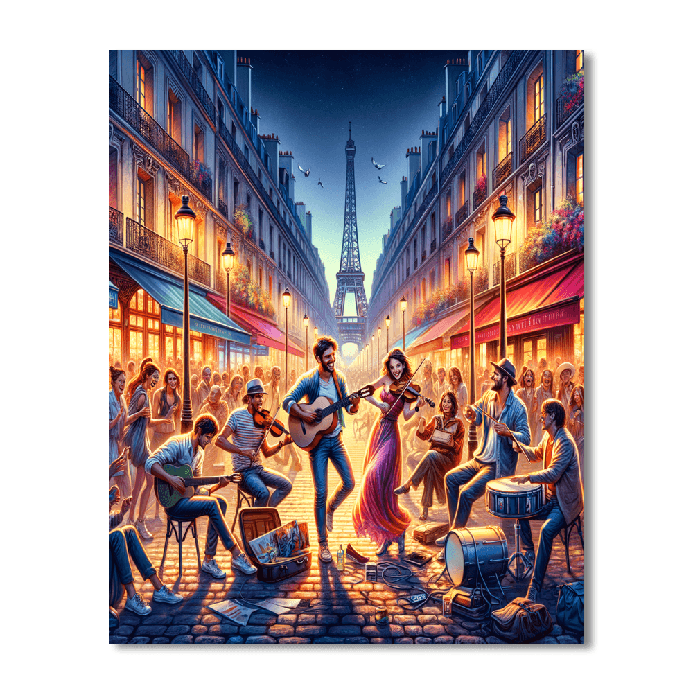 Fête De La Musique - Paris Paint By Number