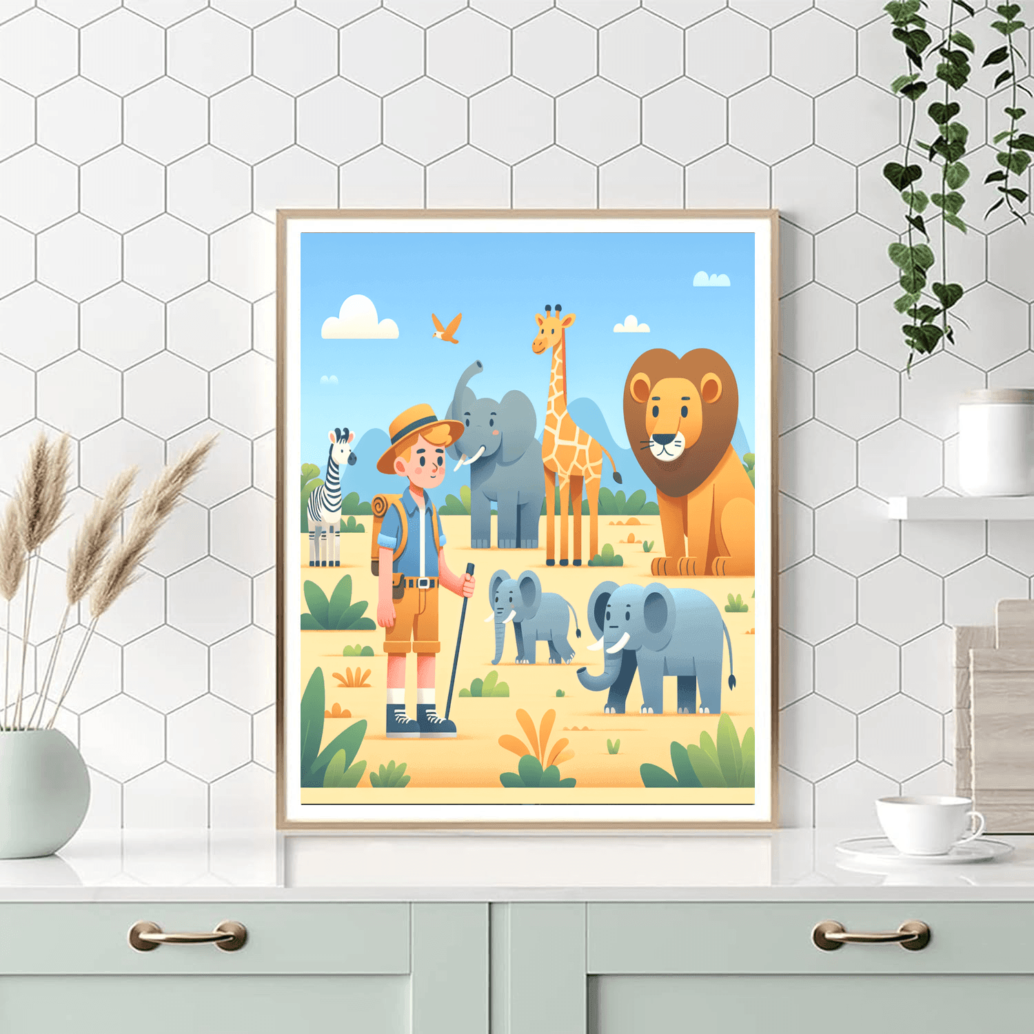 Safari Wildlife Discovery Paint By Number