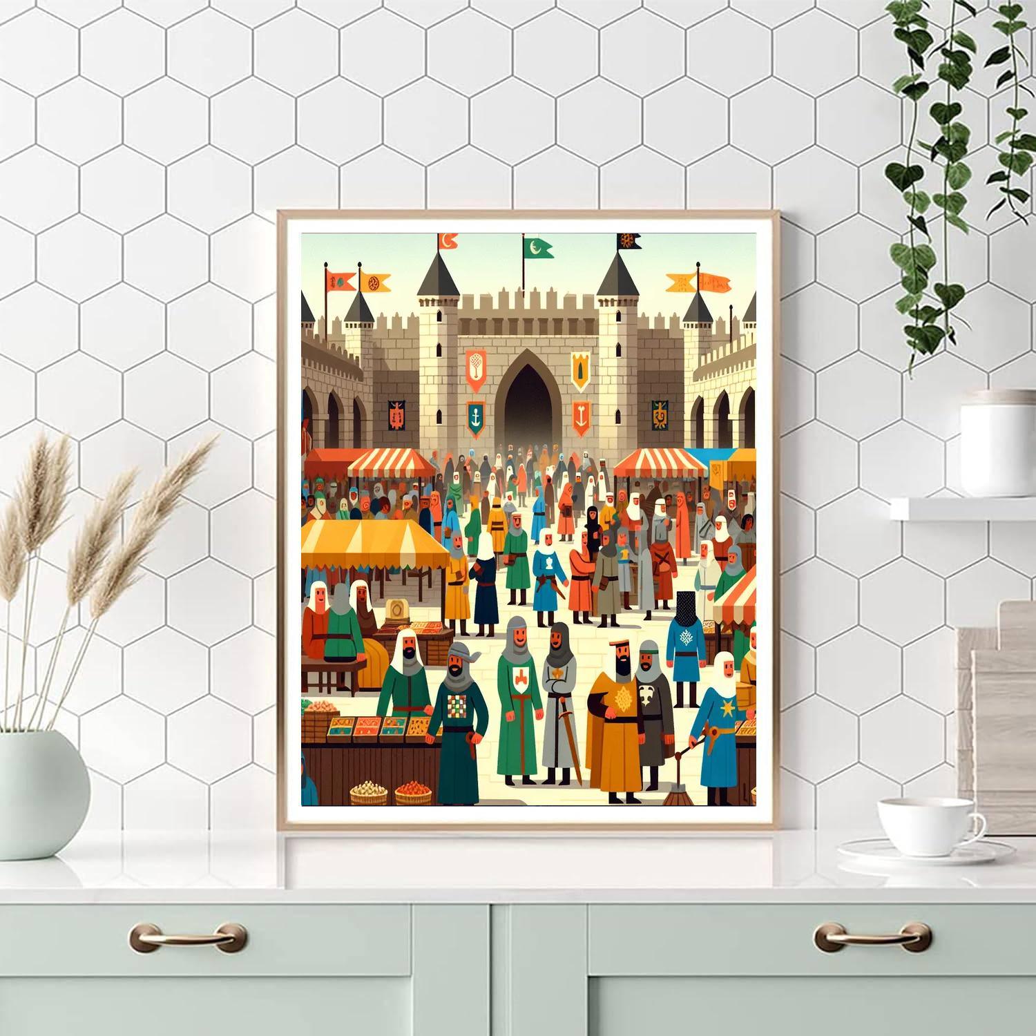 Charming Castle Life Paint By Number