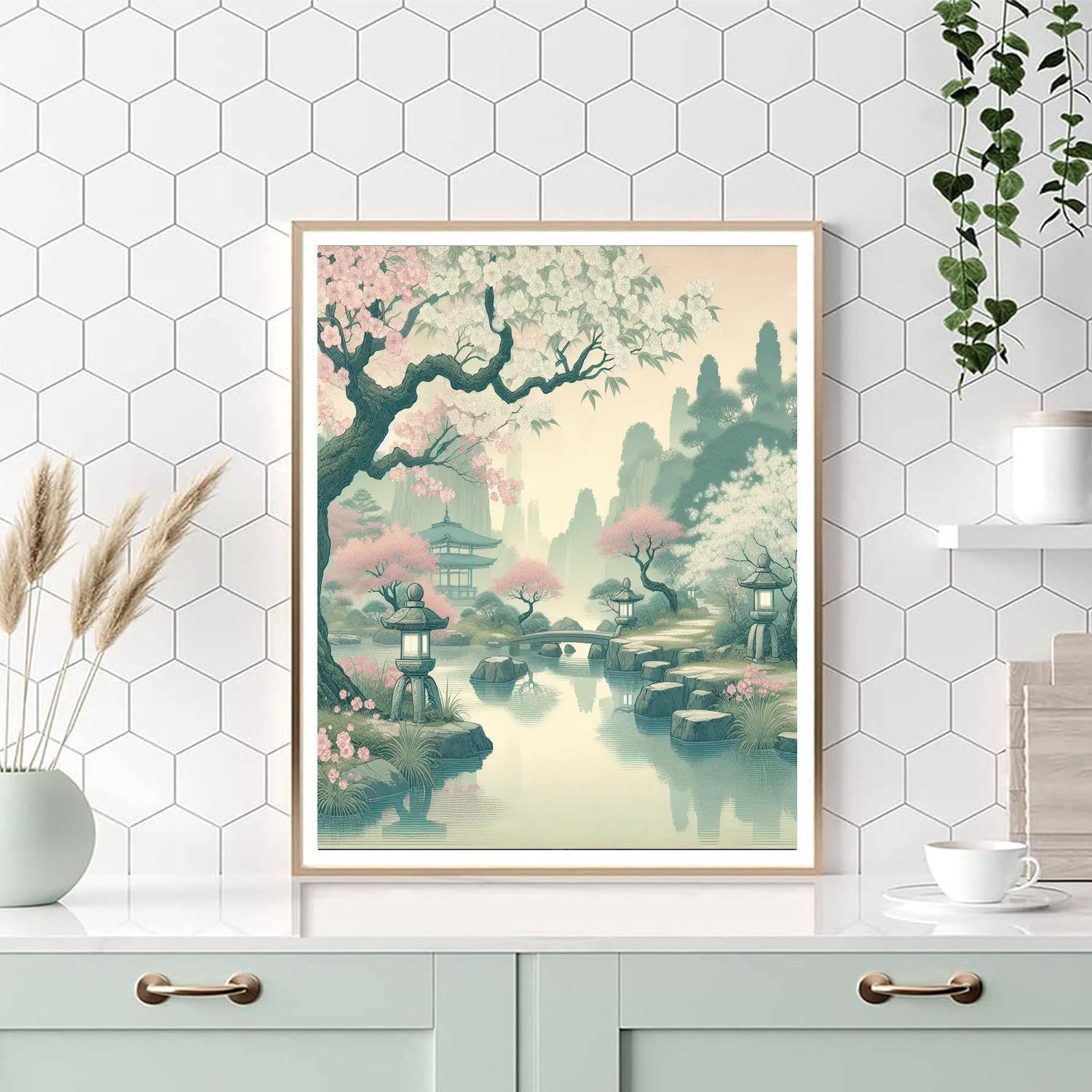 Japanese Garden Harmony Paint By Number