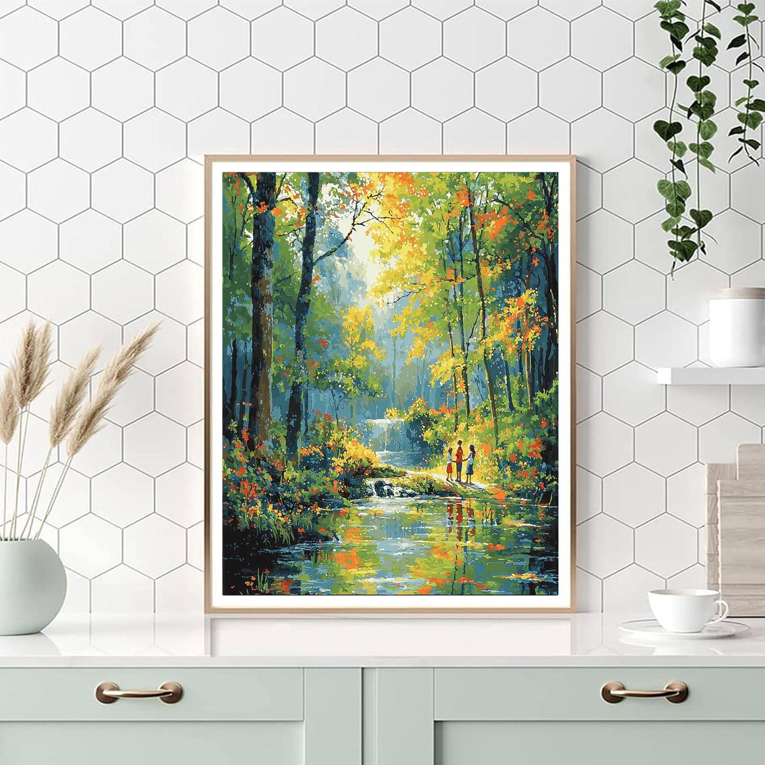 Nature's Heartbeat Number Painting