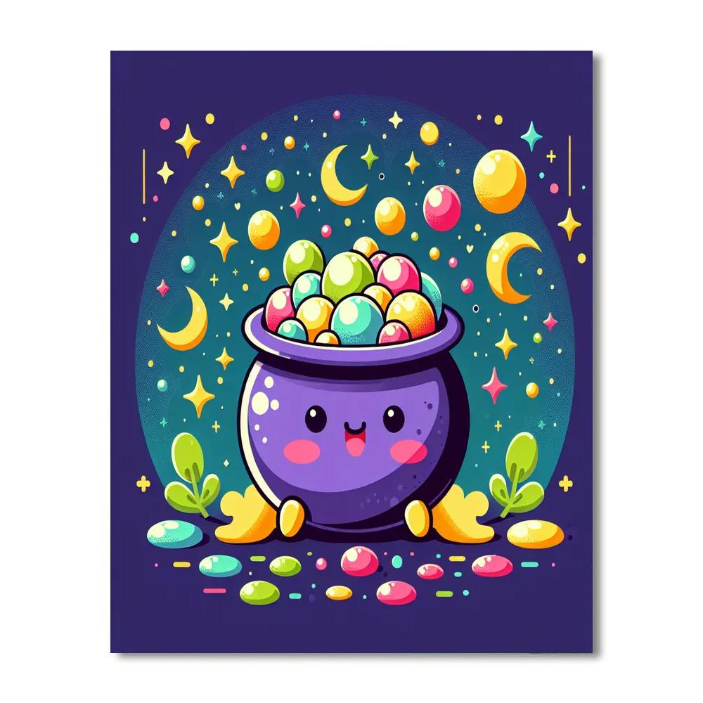 Bubbling Brew DIY Paint By Numbers