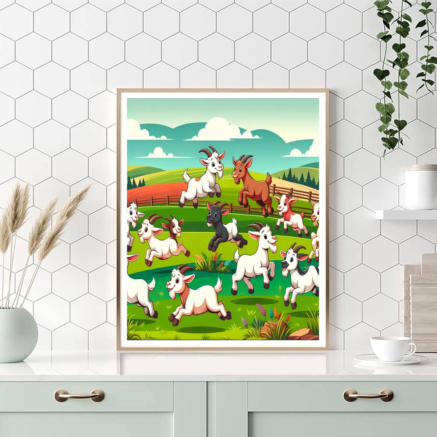 Gleeful Goats Paint By Numbers Kits