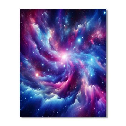 Galactic Voyage Fantasia Number Painting