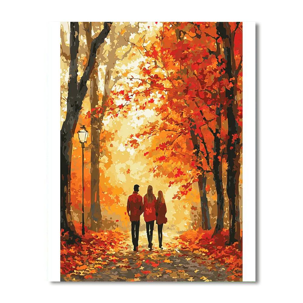 A Stroll Through Memories Number Painting